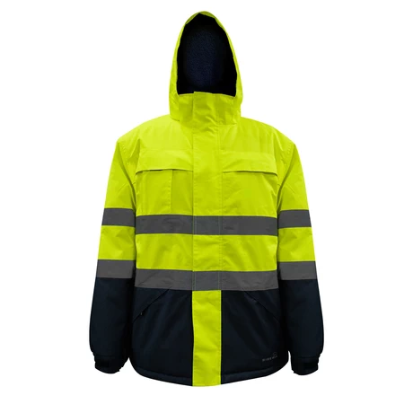 PARKA NEBRASKA BICOLOR AZUL / AMARILLO ISP SIBERIA