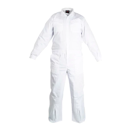 Buzo Gabardina 100% Poliester Blanco 190 Gsm Kumen