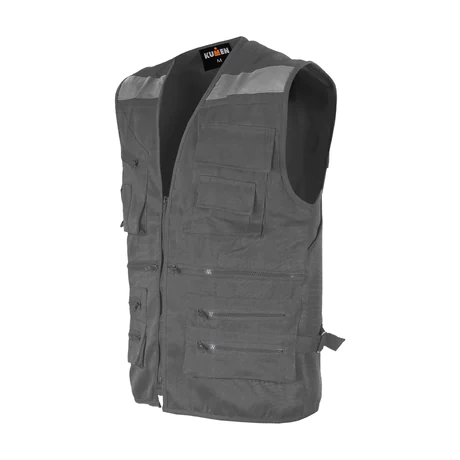 Chaleco Geologo Doble Gris Kumen