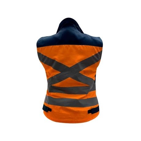 CHALECO MUJER PREMIER NARANJO-AZUL KUMEN