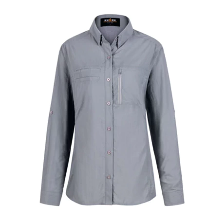 Blusa Outdoor Antiacida Gris Kumen