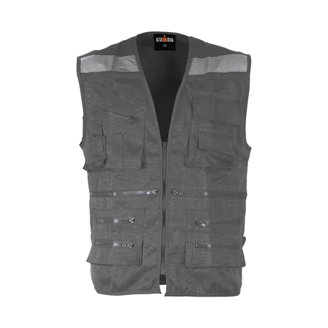 Chaleco Geologo Doble Gris Kumen