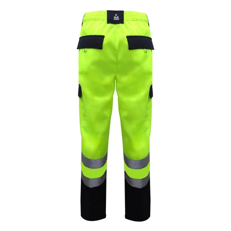 PANTALÓN CARGO ALTA VISIBILIDAD BICOLOR AMARILLO KUMEN