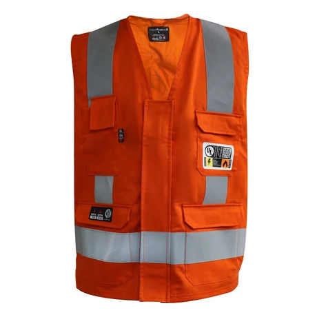 CHALECO IGNIFUGO NOMAX FR200 NARANJO ISP KUMEN