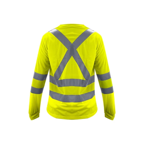 POLERA COOLDRY CUELLO REDONDO HI VIS AMARILLO KUMEN