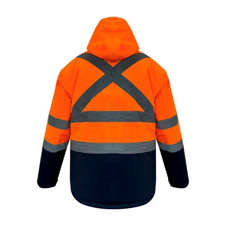 PARKA NEBRASKA BICOLOR AZUL-NARANJO ISP SIBERIA