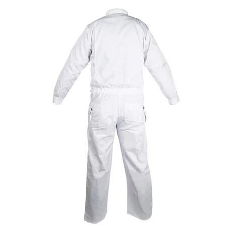 Buzo Gabardina 100% Poliester Blanco 190 Gsm Kumen