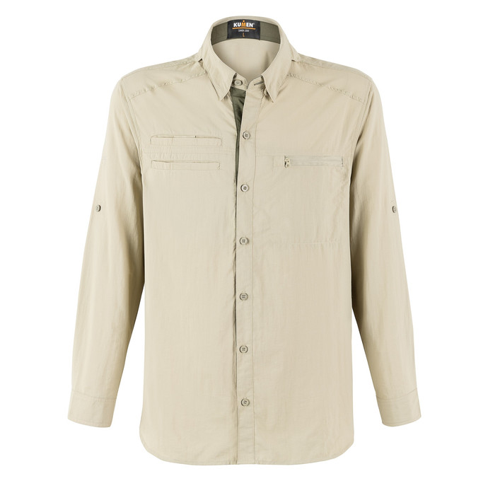 CAMISA LODGE BEIGE - CAMISA NYLON LODGE BEIGE-1.jpg