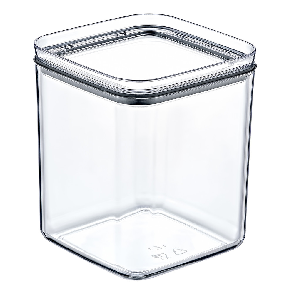 Canister Contenedor Hermético 1 Lt Square Crystal