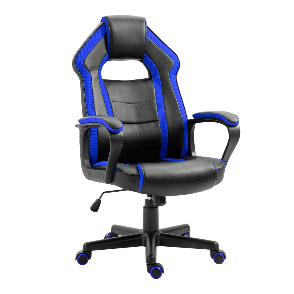 Silla Gamer Revolution Game Altura Ajustable Azul