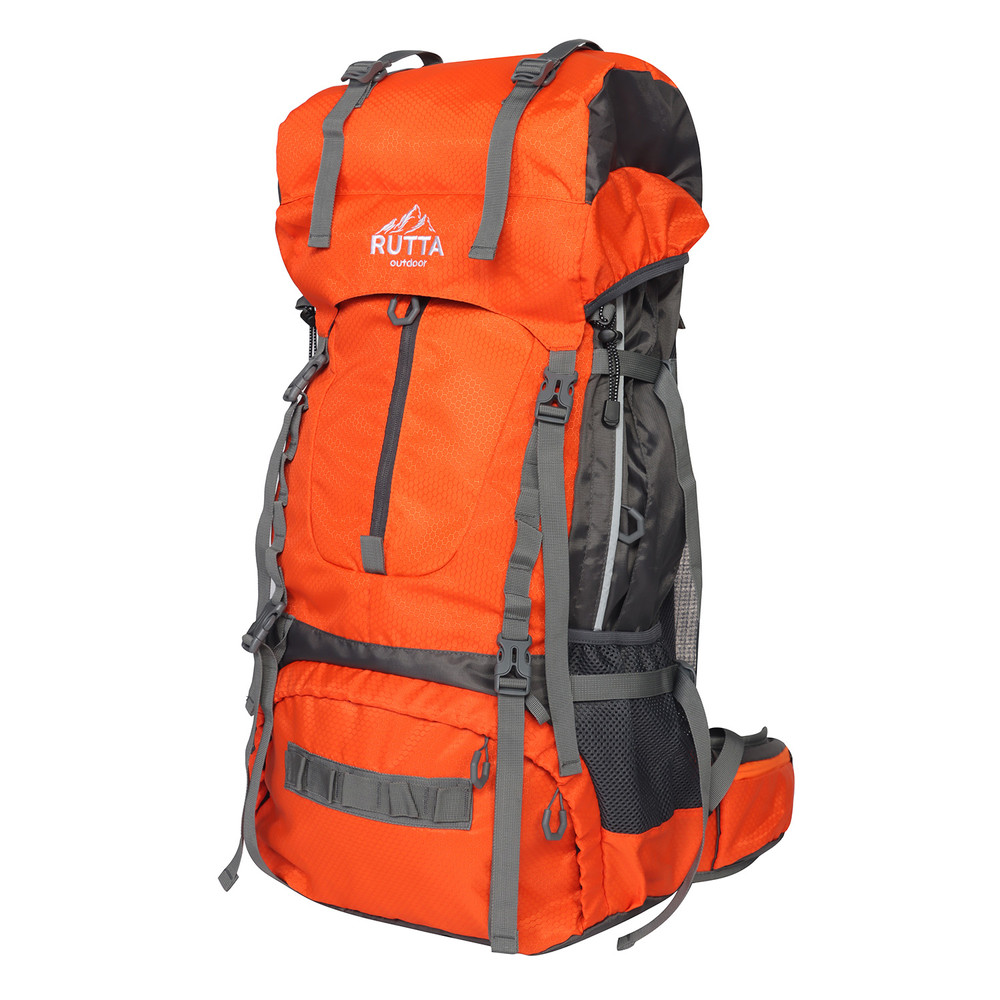 Mochila Camping 75L Naranjo