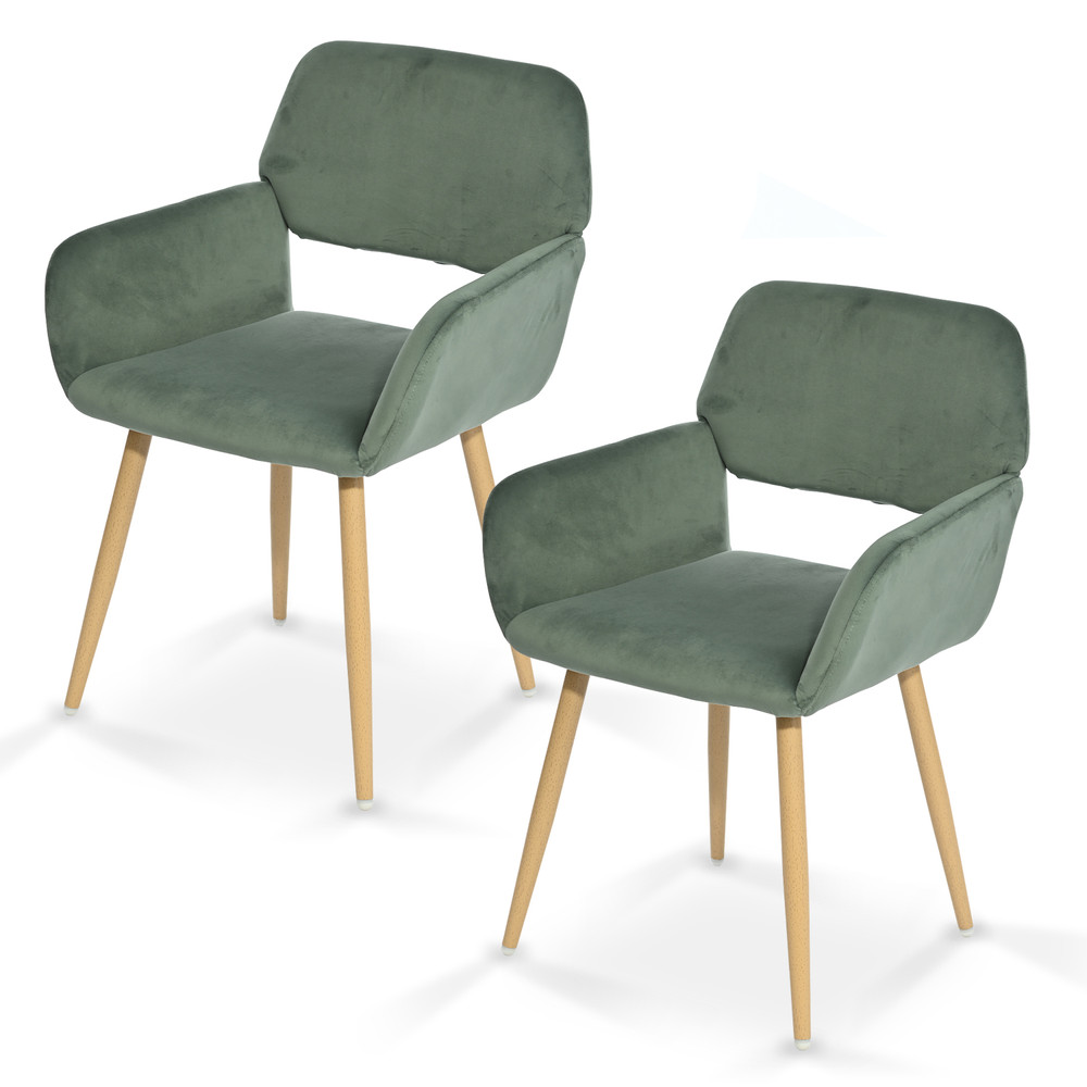 Pack 2 Sillas Comedor Sitial Cromwell Verde