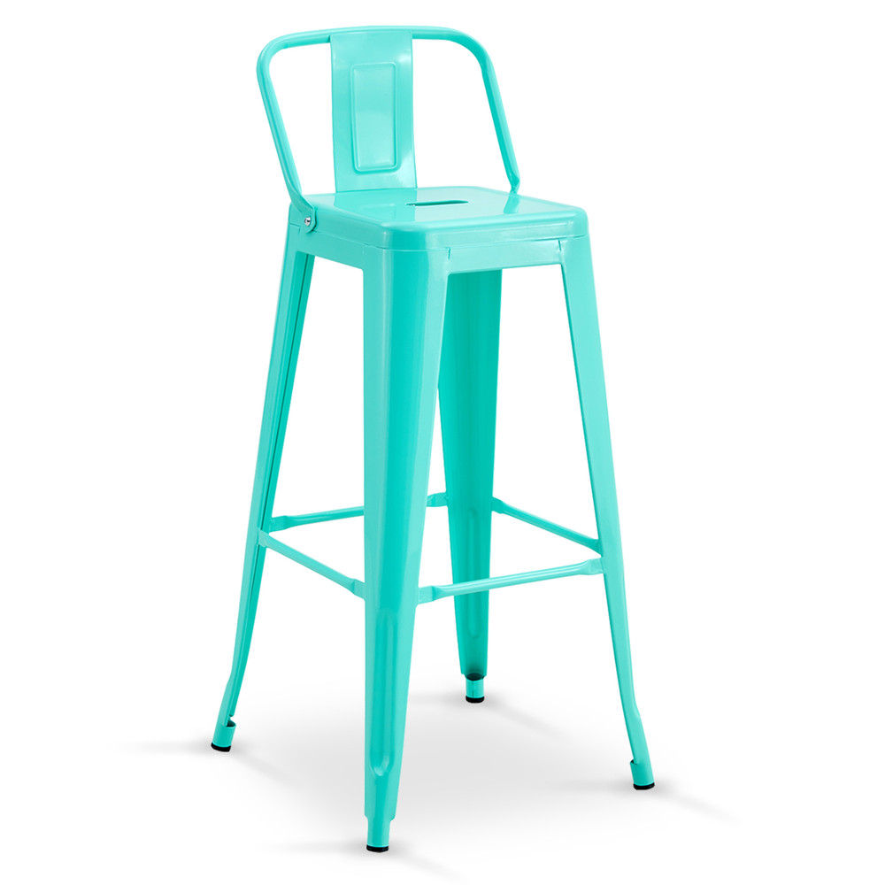 Silla Alta Metal Menta