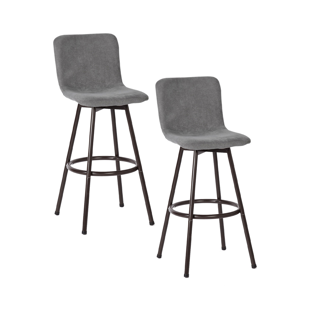 Pack 2 Piso de Bar Brickman Gris