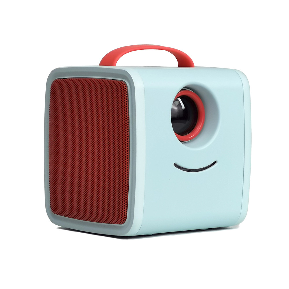 Mini Proyector Portátil 11,5x10,3x10,5 cm Celeste
