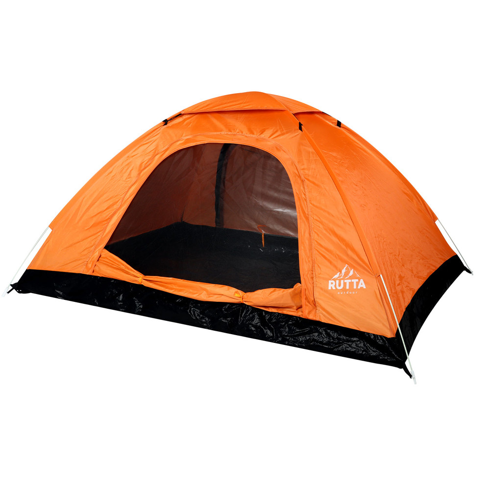 Carpa 2 Personas Camping Outdoor Naranjo