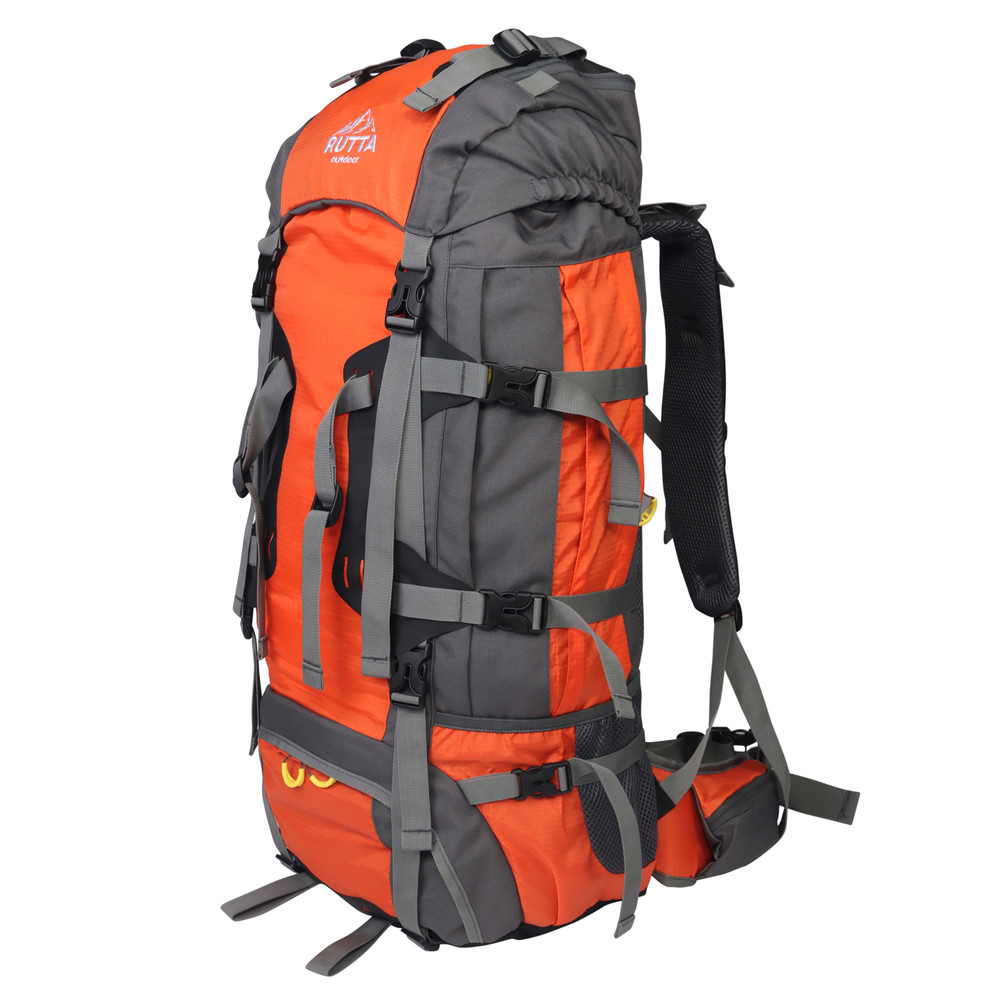 Mochila Camping 80L Naranjo