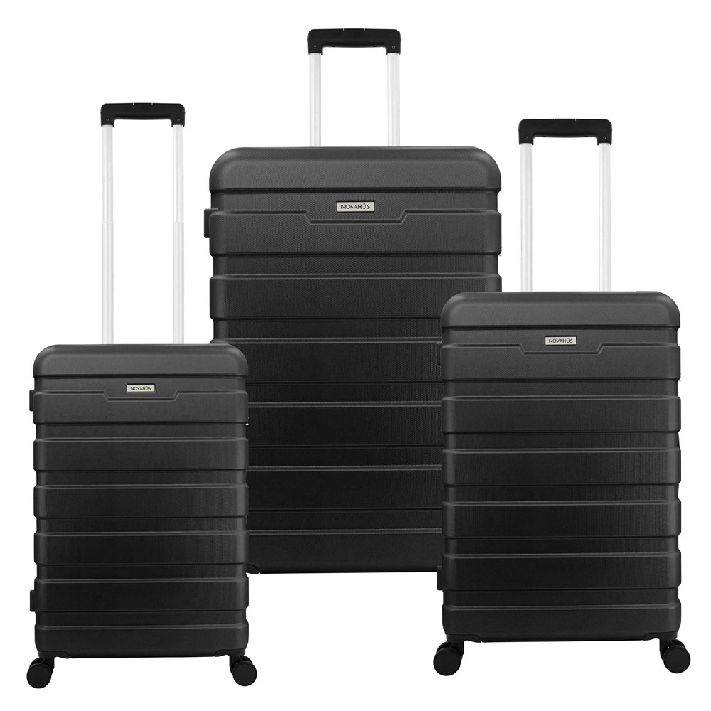 Set de Maletas Rígidas Danubio S M L Negro