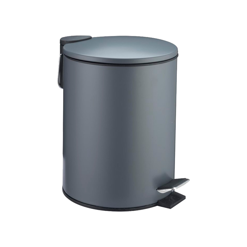 Basurero 3 L Acero Gris