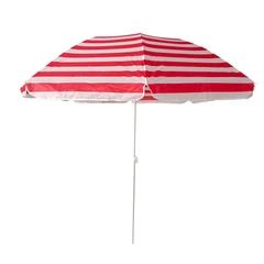 Sombrilla de Playa Blanco y Rojo