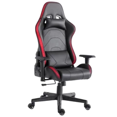 Silla Gamer Lights Game PVC Base Nylon - Negro