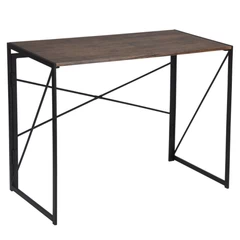 Escritorio Arrimo Plegable Metal 100x50x72cm MDF