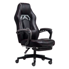 Silla Gamer Swift con Reposapiés Negro