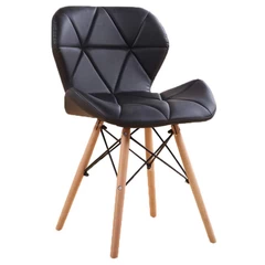 Silla Eames Acolchada - Negro