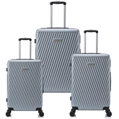 Set de Maletas Rígidas  MILAN S-M-L  Gris