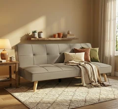 Futón Foster Beige 167x76x80 cm