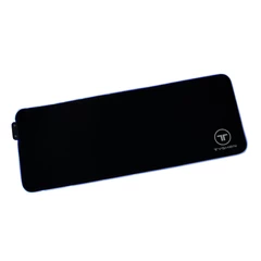 Mouse Pad Gamer Luces Led RGB Negro