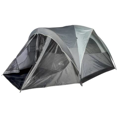 Carpa con Pantalla 6 Personas Camping Gris