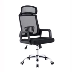 Silla de Oficina Respaldo Transpirable Negro