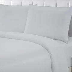 Juego de Sábanas de Microfibra King Size Gris
