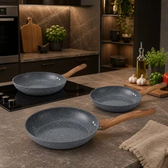 Set 3 sartenes 20-24-28 cm antiadherente