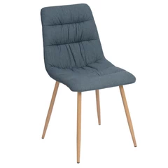 Silla Comedor Lina Acolchada - Azul