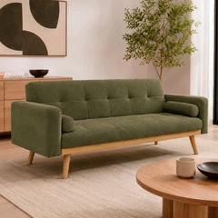 Sofá Cama Amanda 74x185x77 cm Verde