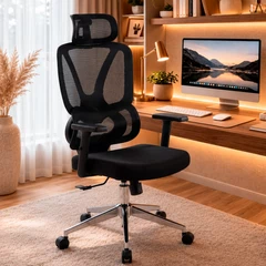 Silla Escritorio Ergonómica Apoyo Lumbar Zyron Elite