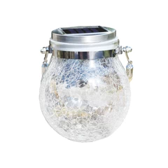 Lámpara Bola de Cristal con Guirnalda LED Blanco