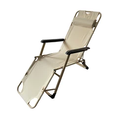 Silla Reclinable para Exterior Beige