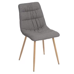 Silla Comedor Lina Acolchada - Gris