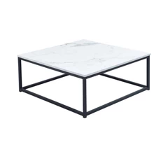 Mesa de Centro Cuadrada Emporio Blanco