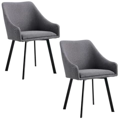 Pack 2 Sillas de Comedor Pereira Gris