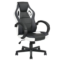 Silla Gamer PU Ergonómica  Blanco
