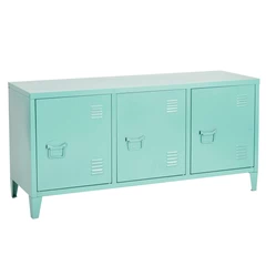 Buffet Gabinete Raks TV Cómoda de Metal - Verde