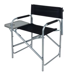 Silla con Bandeja Plegable Negro