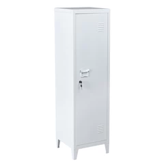Estante Armario Estilo Casillero Metálico - Blanco