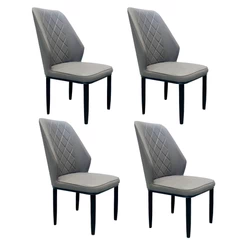 Pack 4 Silla Comedor Blossom Gris