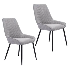 Pack 2 Sillas de Comedor Breton Gris