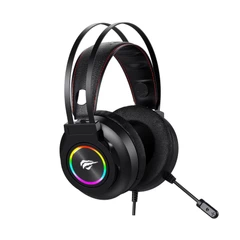 Audífonos Gamer RGB H654 con Micrófono Negro